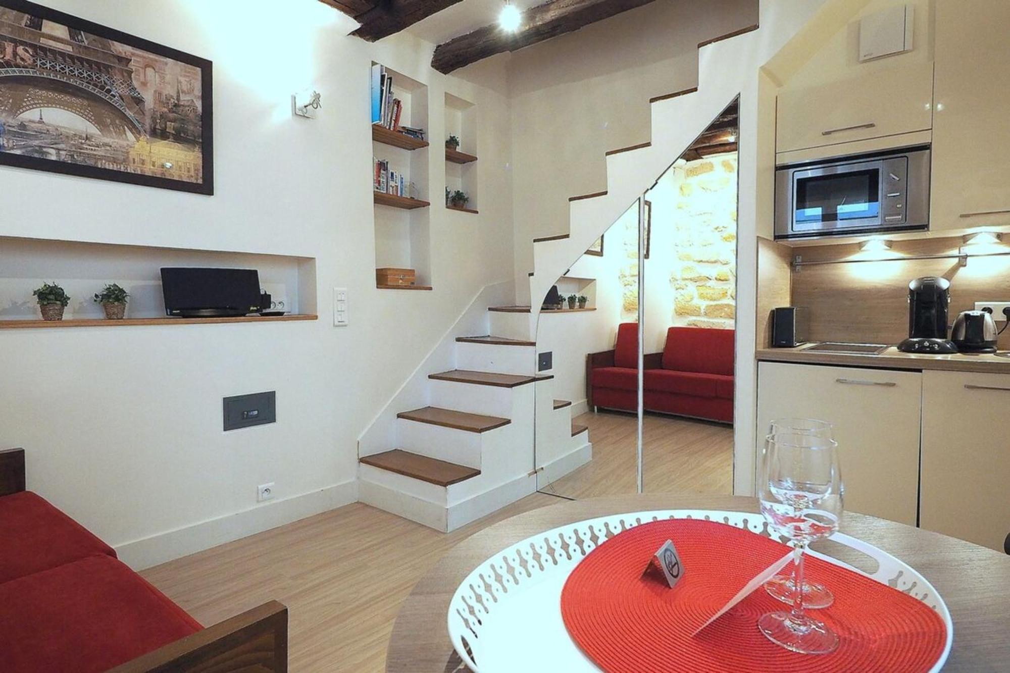 Louvre Parisian Duplex Apartman Kültér fotó